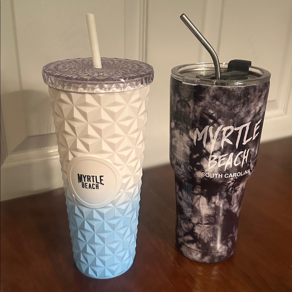 Myrtle Beach collection tumblers BNWT 2 tumblers